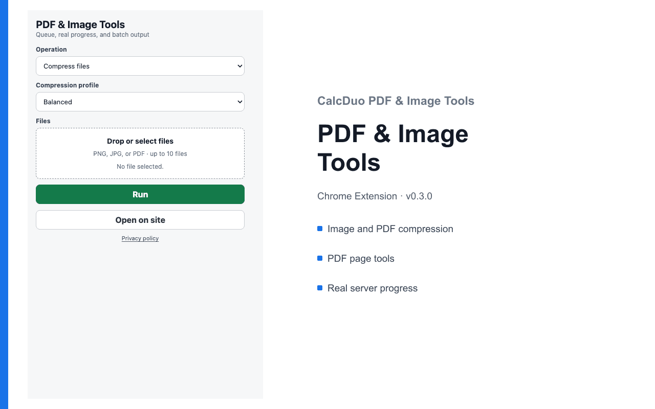 PDF & Image Tools screenshot